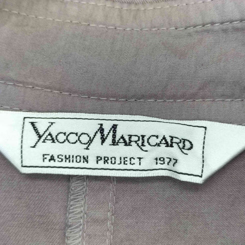 ヤッコマリカルド YACCO MARICARD ビッグポケット タック オーバーサイズコート レディース バスト86-94 身長154-162