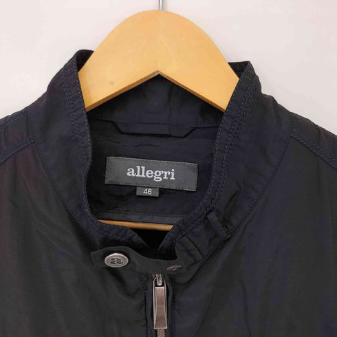 アレグリ allegri ナイロン 4ポケット ダブル ジップアップジャケット メンズ 46