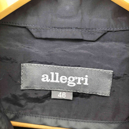 アレグリ allegri ナイロン 4ポケット ダブル ジップアップジャケット メンズ 46