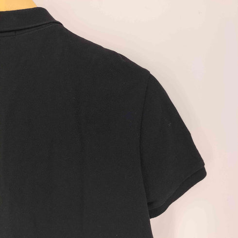 ポロラルフローレン POLO RALPH LAUREN CLASSIC FIT ロゴ エンブレム ワッペン 金ボタン S/S 鹿の子 ポロシャツ レディース import:S