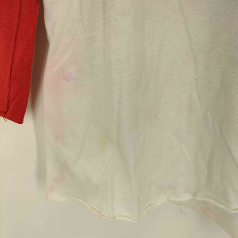 ヘインズ Hanes 80s USA製 プリントラグランTシャツ メンズ JPN:M