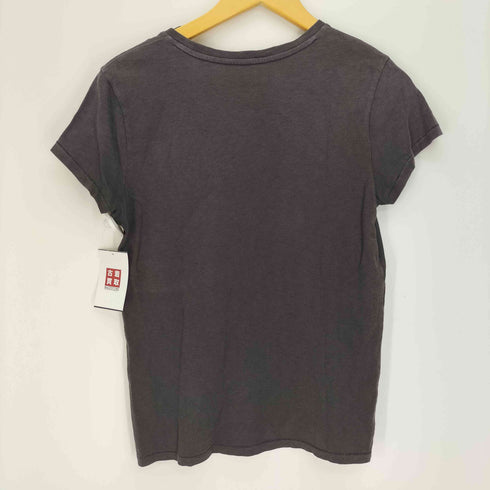 ポロラルフローレン POLO RALPH LAUREN ロゴ パッチワーク 花刺繍 S/S カットソー Tシャツ レディース import:S