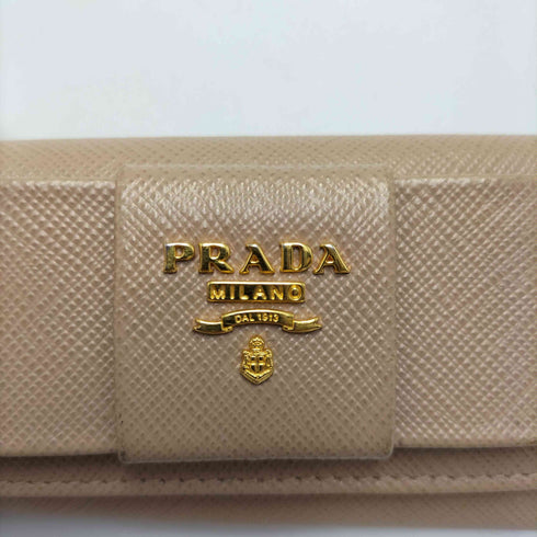 プラダ PRADA サフィアーノ フィオッコ レザー リボン 6連 キーケース レディース