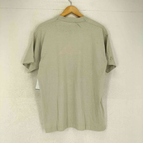 フルーツオブザルーム FRUIT OF THE LOOM 90s USA製 袖裾シングル フロントプリントクルーネックTシャツ メンズ JPN:L