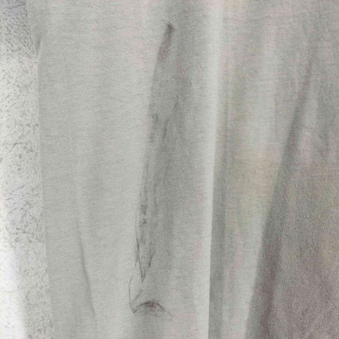フルーツオブザルーム FRUIT OF THE LOOM 90s USA製 袖裾シングル フロントプリントクルーネックTシャツ メンズ JPN:L