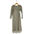 ザラ ZARA セミシースルーニットワンピース レディース import:M