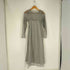 ザラ ZARA セミシースルーニットワンピース レディース import:M