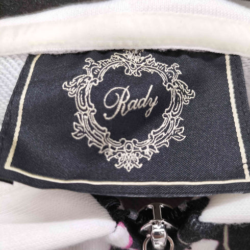 レディ Rady フラワープリント ジップアップパーカー レディース JPN:S