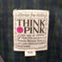 THINK PINK ロゴ刺繍 裏地メッシュ 裾ドローコード チェック マウンテンパーカー メンズ 46