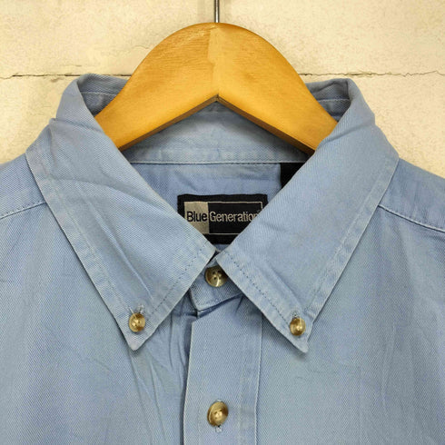 企業ロゴ刺繍BDシャツ メンズ JPN:XL