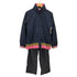 エーグル AIGLE レインスーツジャケット パンツ セットアップ レディース M