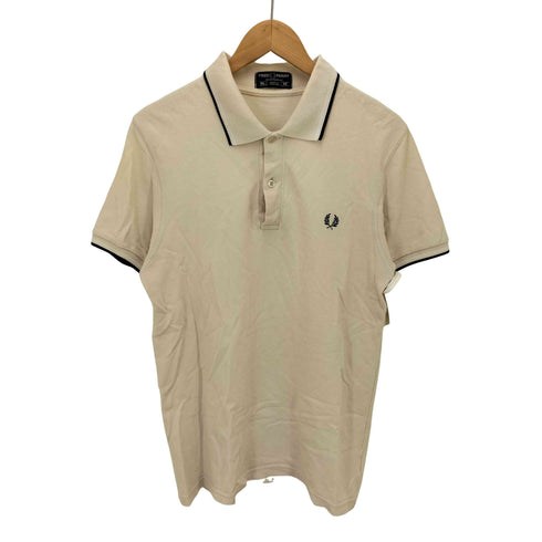 フレッドペリー FRED PERRY 80-90S 英国製 ローレル ロゴ 刺繍 S/S ポロシャツ メンズ 38