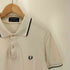 フレッドペリー FRED PERRY 80-90S 英国製 ローレル ロゴ 刺繍 S/S ポロシャツ メンズ 38
