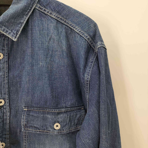 デンハム DENHAM MARS DENIM CRAFT SHIRT メンズ XL
