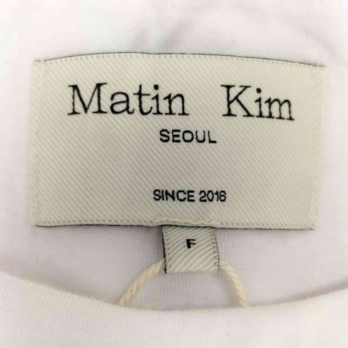 MATIN KIM Tシャツ MATIN CUPID レディース FREE