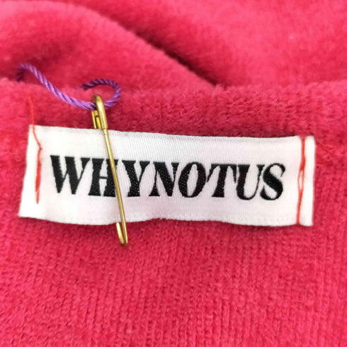 WHYNOTUS レイヤードデザインカットソー レディース