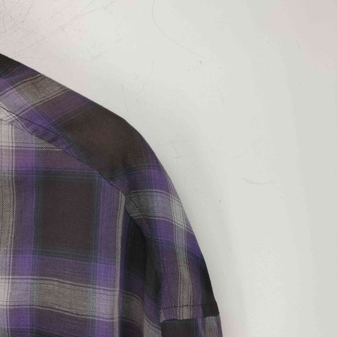 ユナイテッドアローズグリーンレーベルリラクシング UNITED ARROWS green label relaxing シアーチェックシャツ レディース SH