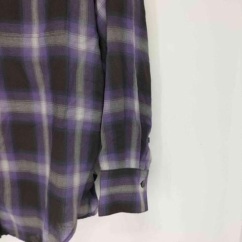 ユナイテッドアローズグリーンレーベルリラクシング UNITED ARROWS green label relaxing シアーチェックシャツ レディース SH