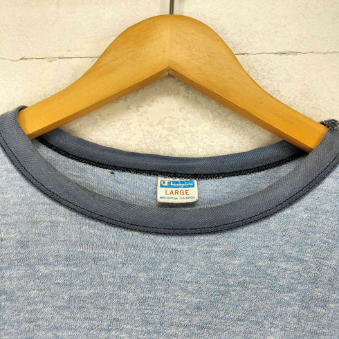 チャンピオン Champion 70s USA製 コットンレーヨン リンガーTシャツ メンズ JPN:L