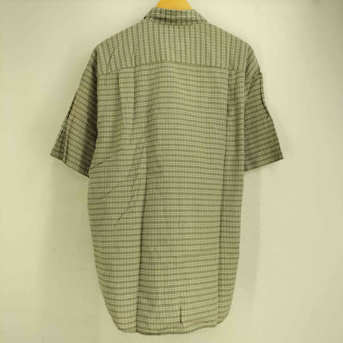 エディーバウアー Eddie Bauer 90-00s ボタンダウン 半袖 チェックシャツ メンズ import:M