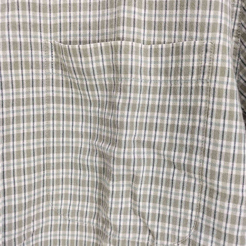 エディーバウアー Eddie Bauer 90-00s ボタンダウン 半袖 チェックシャツ メンズ import:M