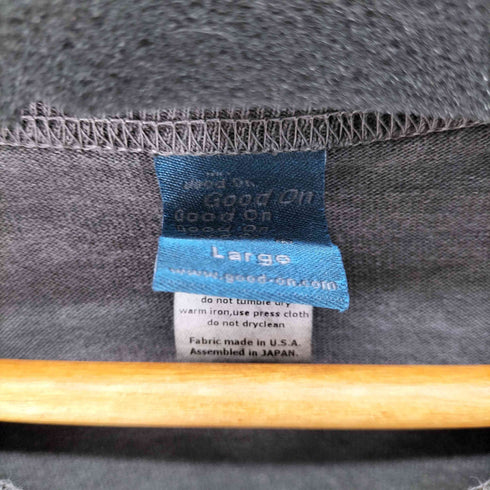 グッドオン good on ピグメント加工 ヘンリーネック Tシャツ メンズ L