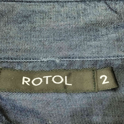 ロトル ROTOL レギュラーカラーリネンシャツ メンズ JPN:2
