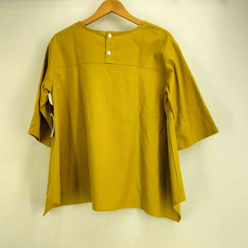 リブインコンフォート live in comfort はまじとコラボ 揺れるヘムラインを楽しむ 麻混トップス レディース import:M