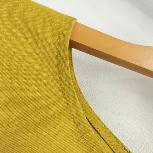 リブインコンフォート live in comfort はまじとコラボ 揺れるヘムラインを楽しむ 麻混トップス レディース import:M