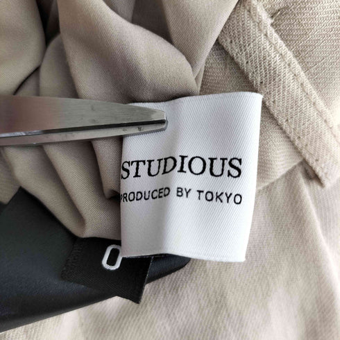 ステュディオス STUDIOUS リネンライクサイドスリットパンツ レディース JPN:0