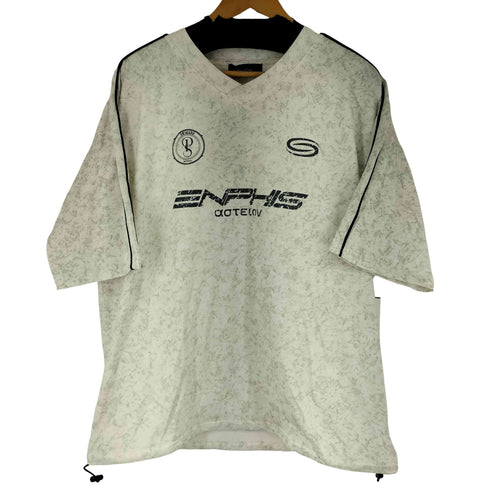 SPIELIO Vintage like Vneck game T-shirt メンズ