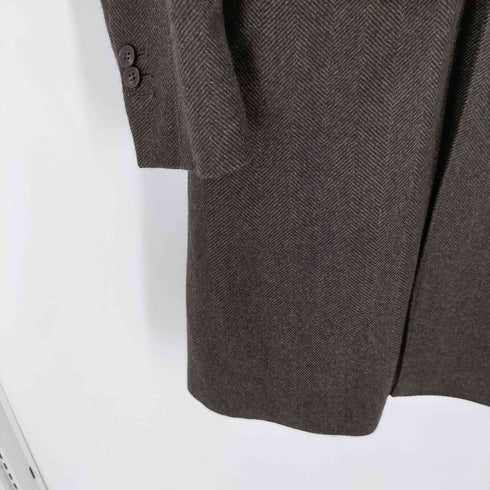 CORNELIANI レイヤードハイネックチェスターコート メンズ EUR:48