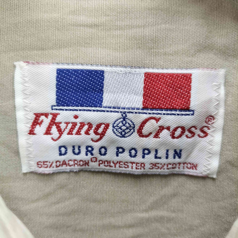 フライングクロス FLYING CROSS 70S DURO POPLIN L/S ワークシャツ メンズ