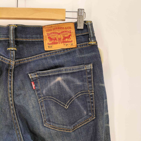 リーバイス Levis 511 ジップフライインディゴテーパードデニム メンズ W31L32