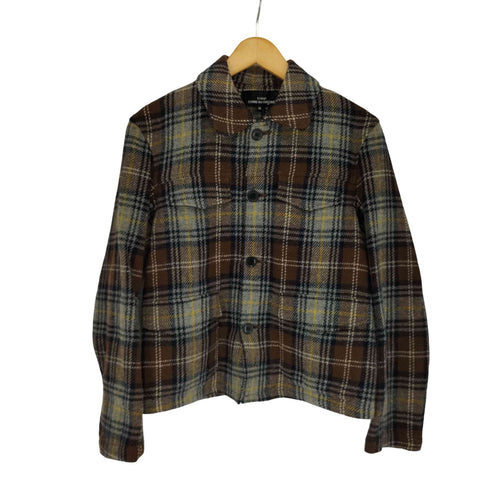トリココムデギャルソン tricot COMME des GARCONS 00S ウールチェックジャケット レディース JPN:M