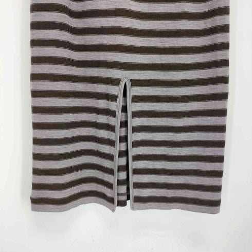 トリココムデギャルソン tricot COMME des GARCONS 90S ウールボーダースカート レディース