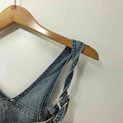 リー Lee デニム オーバーオール サロペット レディース LArGE