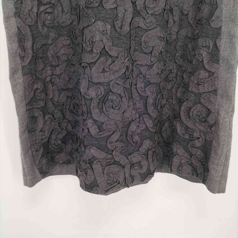トリココムデギャルソン tricot COMME des GARCONS 00S フリルテープデザイン ウールギャバロングスカート レディース JPN:M