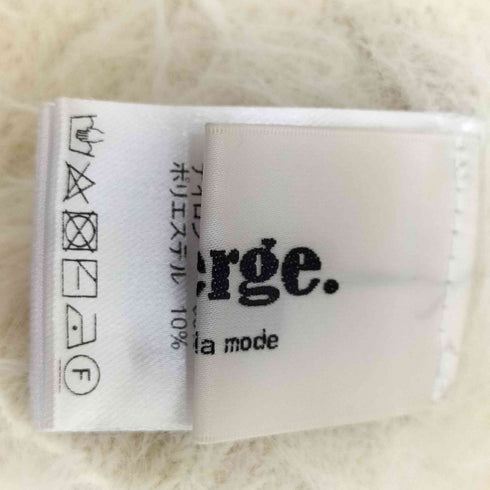 アメルジュ amerge フェザー ショートトップス レディース JPN:M