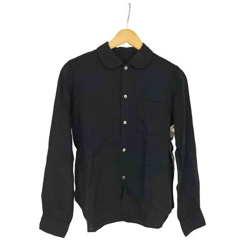 トリココムデギャルソン tricot COMME des GARCONS 00S ステッチデザイン 丸襟 シャツブラウス レディース JPN:S