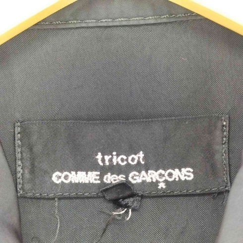 トリココムデギャルソン tricot COMME des GARCONS 00S ステッチデザイン 丸襟 シャツブラウス レディース JPN:S