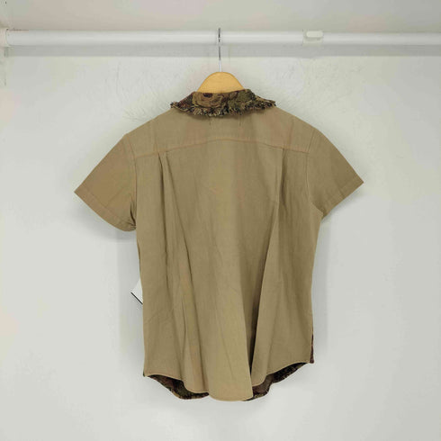 トリココムデギャルソン tricot COMME des GARCONS 00S 製品染め エンブロイダリーシャツ レディース