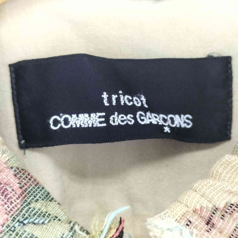 トリココムデギャルソン tricot COMME des GARCONS 00S 製品染め エンブロイダリーシャツ レディース