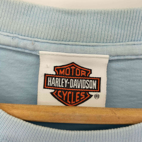ハーレーダビッドソン HARLEY-DAVIDSON 00S 2004コピーライト USA製 両面プリント Tシャツ メンズ import:M