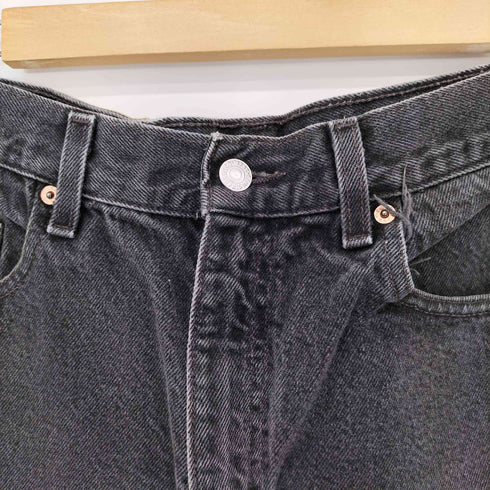 リーバイス Levis 00S 02年 メキシコ製 550 後染めブラック デニムショーツ メンズ 34