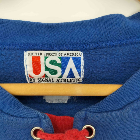 SIGNAL ATHLETIC USA レースアップ スウェット メンズ