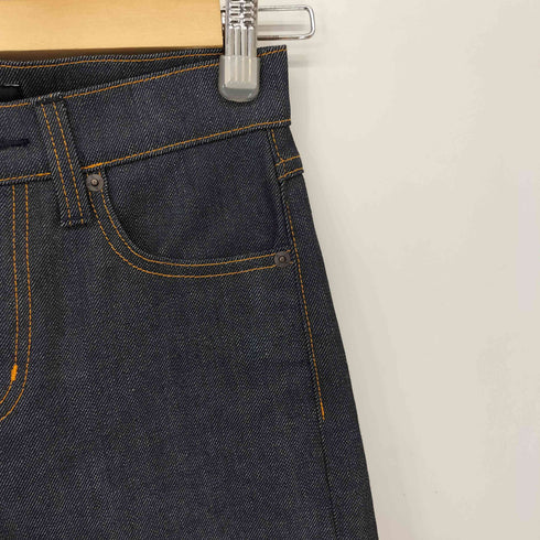 ユニクロプラスジェイ UNIQLO+J セルビッジ ストレートジーンズ レディース 22