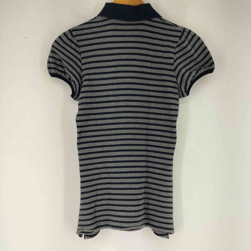 バーバリーブルーレーベル BURBERRY BLUE LABEL ボーダー S/S ポロシャツ レディース 38