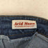 Acid Moon Y2K ストレッチ デニムプリーツミニスカート レディース