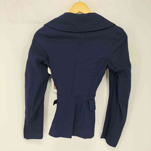 コムデギャルソンコムデギャルソン COMME des GARCONS COMME des GARCONS 00S ポリ縮 変形 シワ加工 ダブルジャケット レディース JPN:S